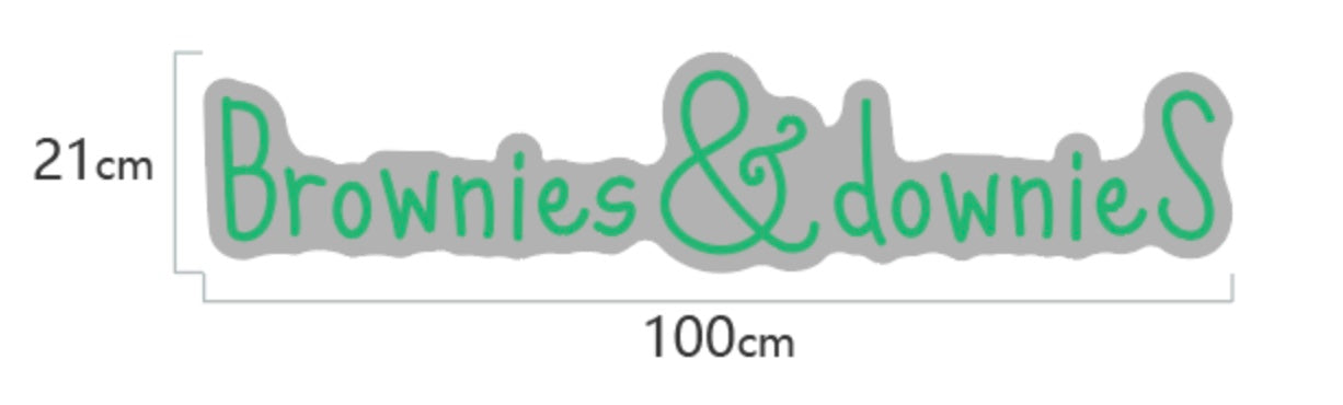 Brownies&downieS x NeonWorld