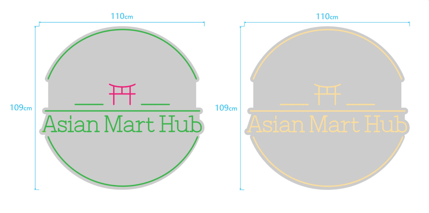Asian Market Hub x NeonWorld