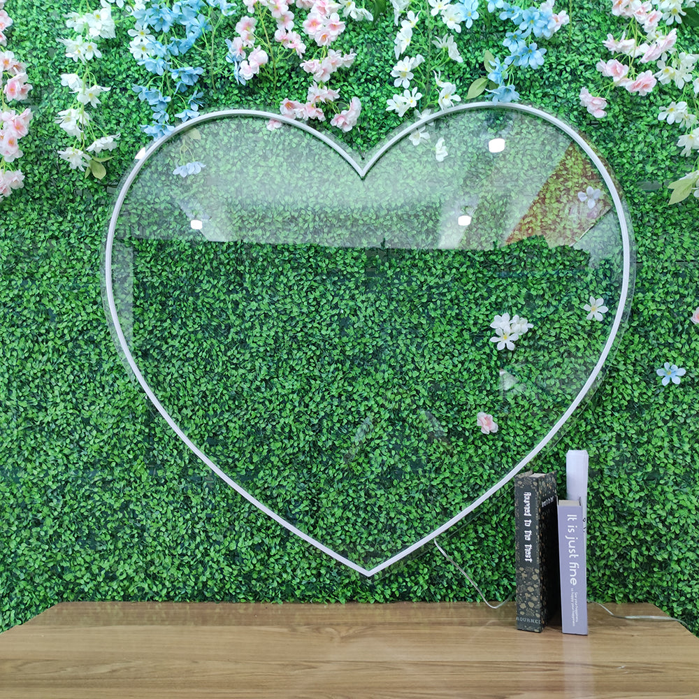 Led neon sign - Led neon bord - op maat gemaakt - custom - meerdere kleuren - figure(s) - Minimalist Heart led neon sign