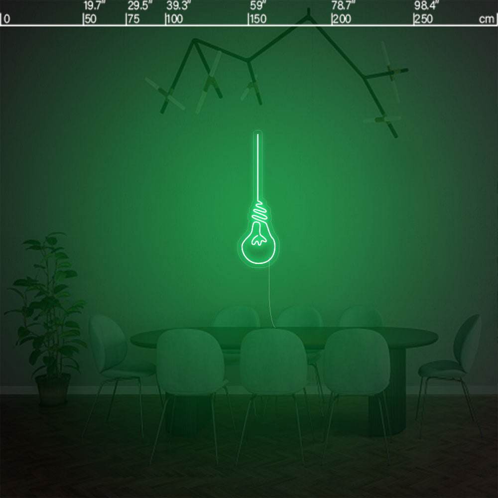 Led neon sign - Led neon bord - op maat gemaakt - custom - meerdere kleuren - figure(s) - Light bulb led neon sign