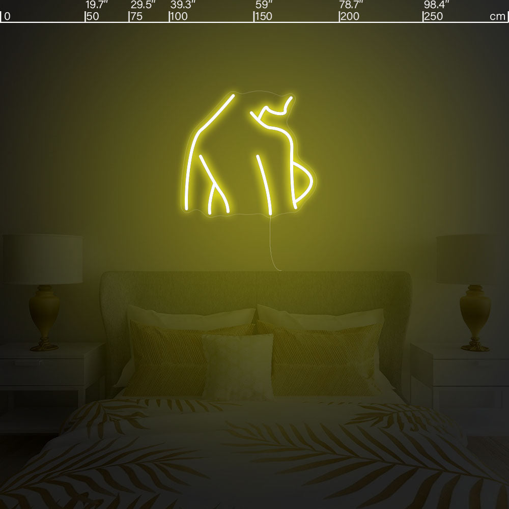 Led neon sign - Led neon bord - op maat gemaakt - custom - meerdere kleuren - figure(s) - Silhouette led neon sign