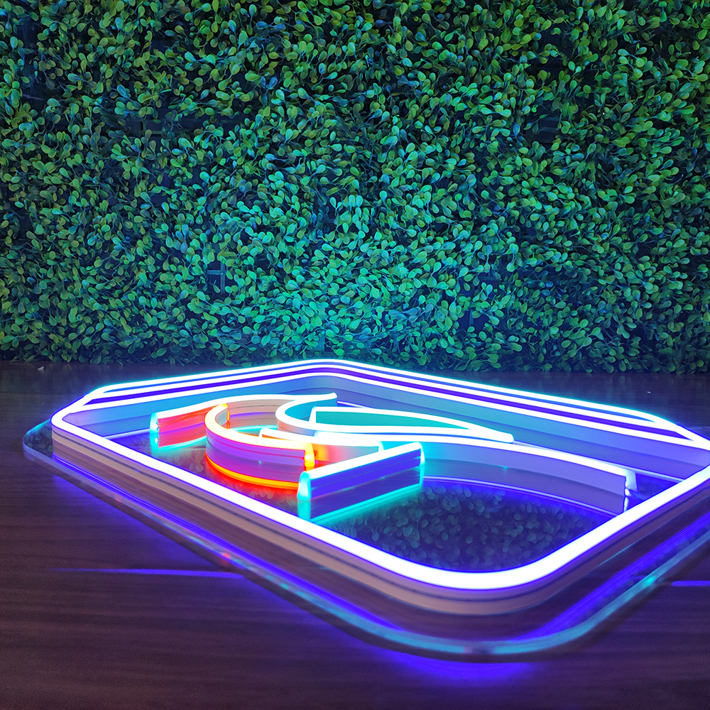 logo led neon bord - logo led neon sign