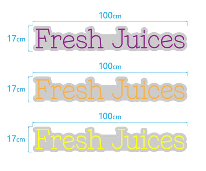 Fresh Juices x NeonWorld