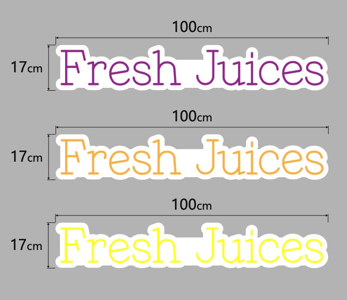 Fresh Juices x NeonWorld