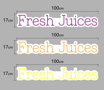 Fresh Juices x NeonWorld