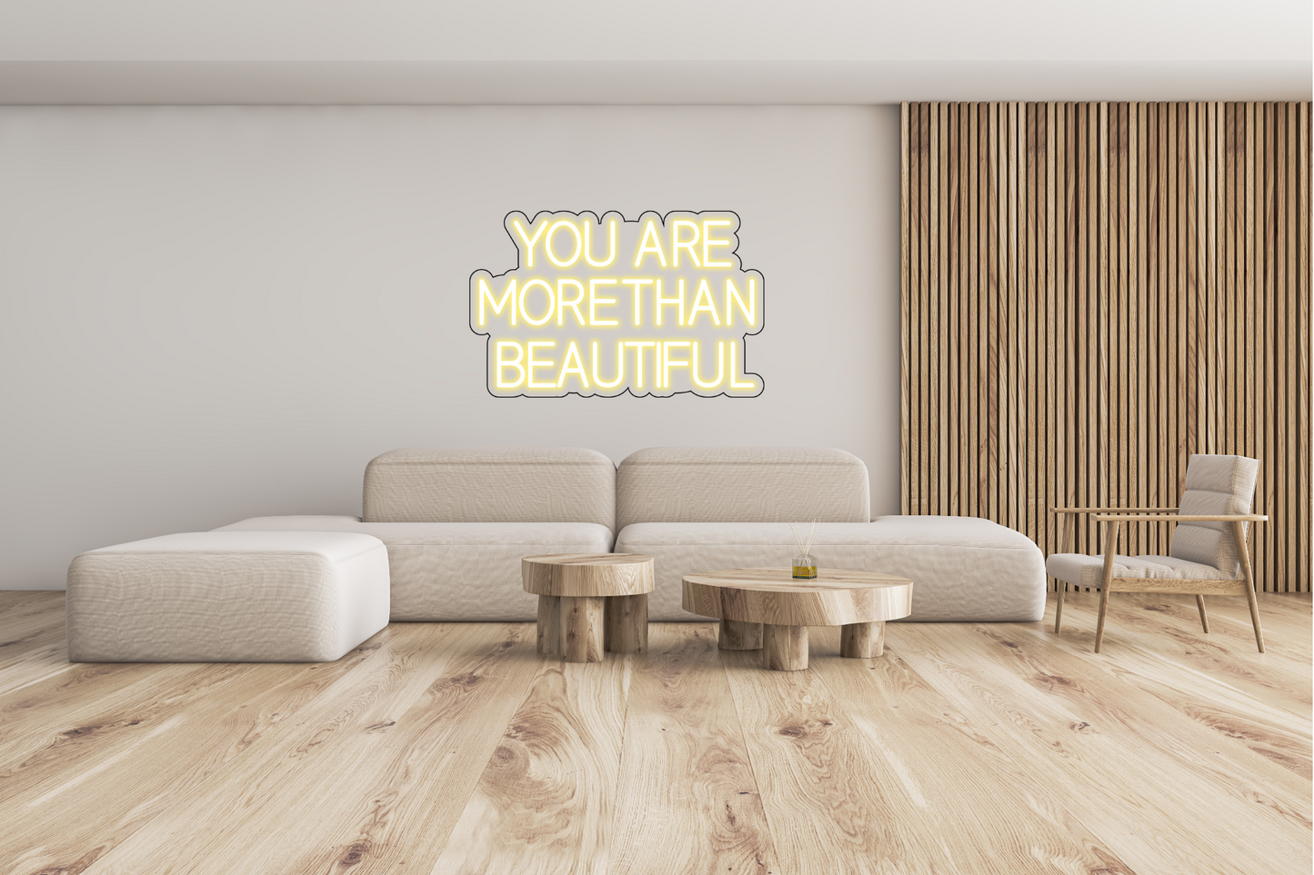 You are more than beautiful X NeonWorld