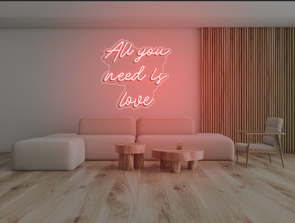 All you need is love X NeonWorld