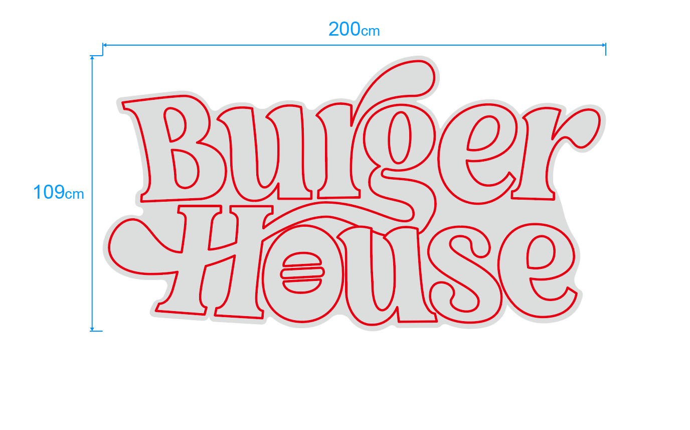 Burger House x NeonWorld