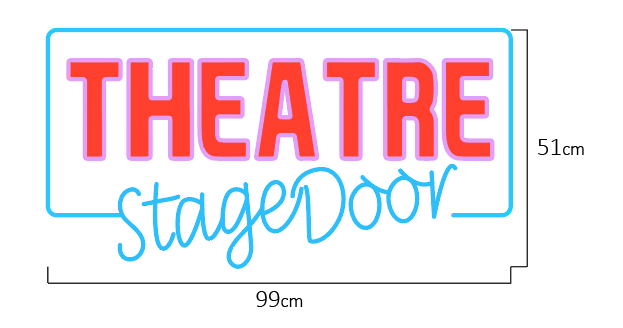 Theater Stage Door X NeonWorld