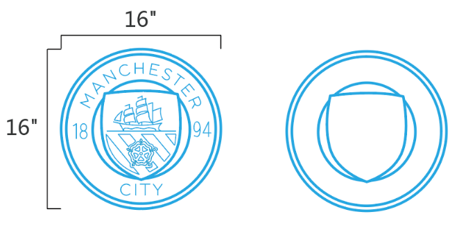 Manchester City X NeonWorld