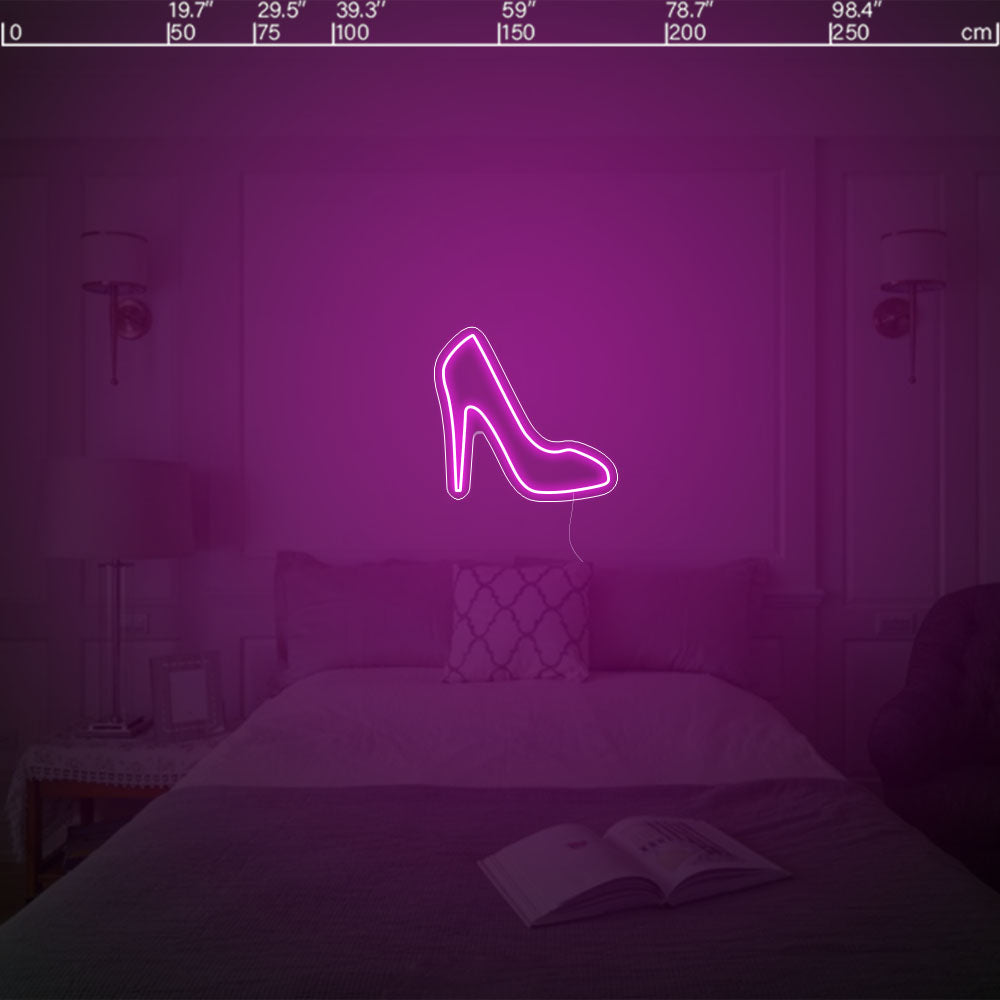 Led neon sign - Led neon bord - op maat gemaakt - custom - meerdere kleuren - figure(s) - High heels led neon sign 