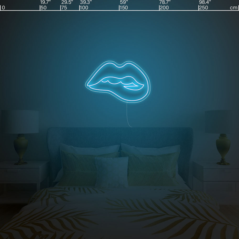 Led neon sign - Led neon bord - op maat gemaakt - custom - meerdere kleuren - figure(s) - Lip(s) led neon sign 