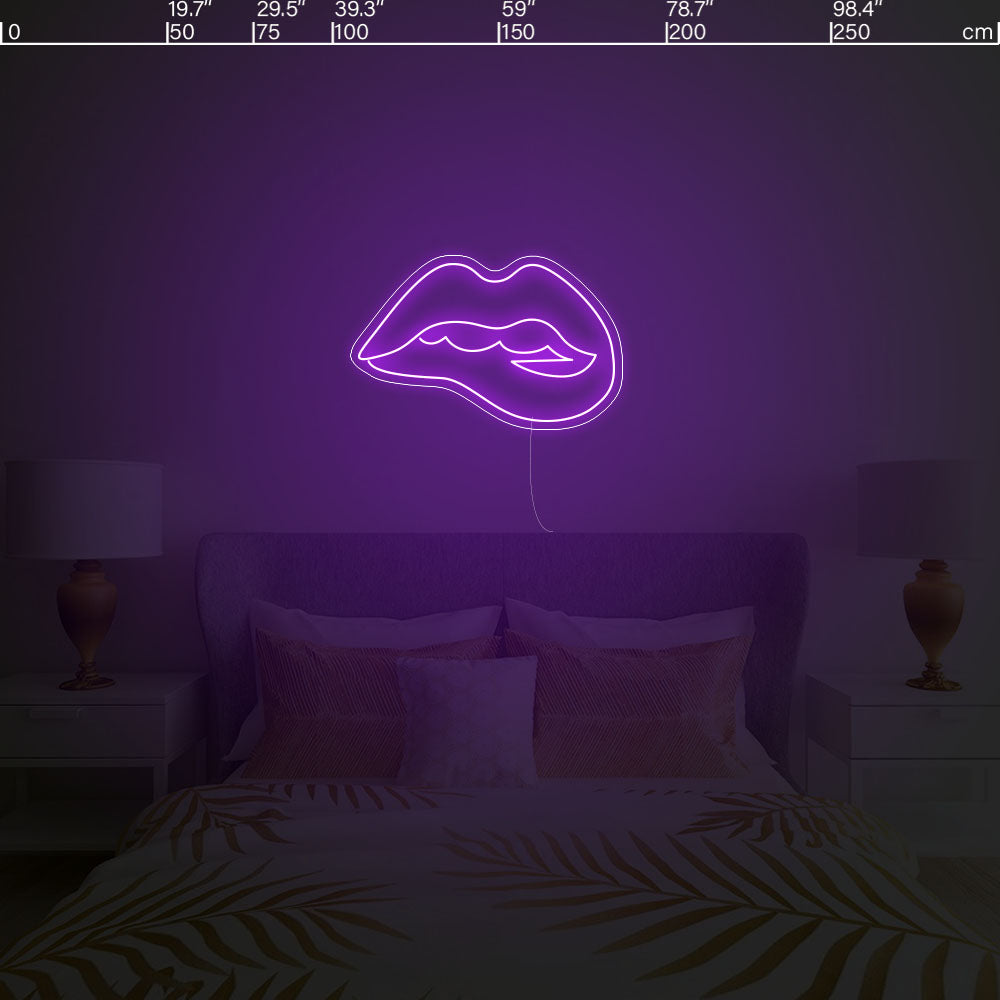 Led neon sign - Led neon bord - op maat gemaakt - custom - meerdere kleuren - figure(s) - Lip(s) led neon sign 