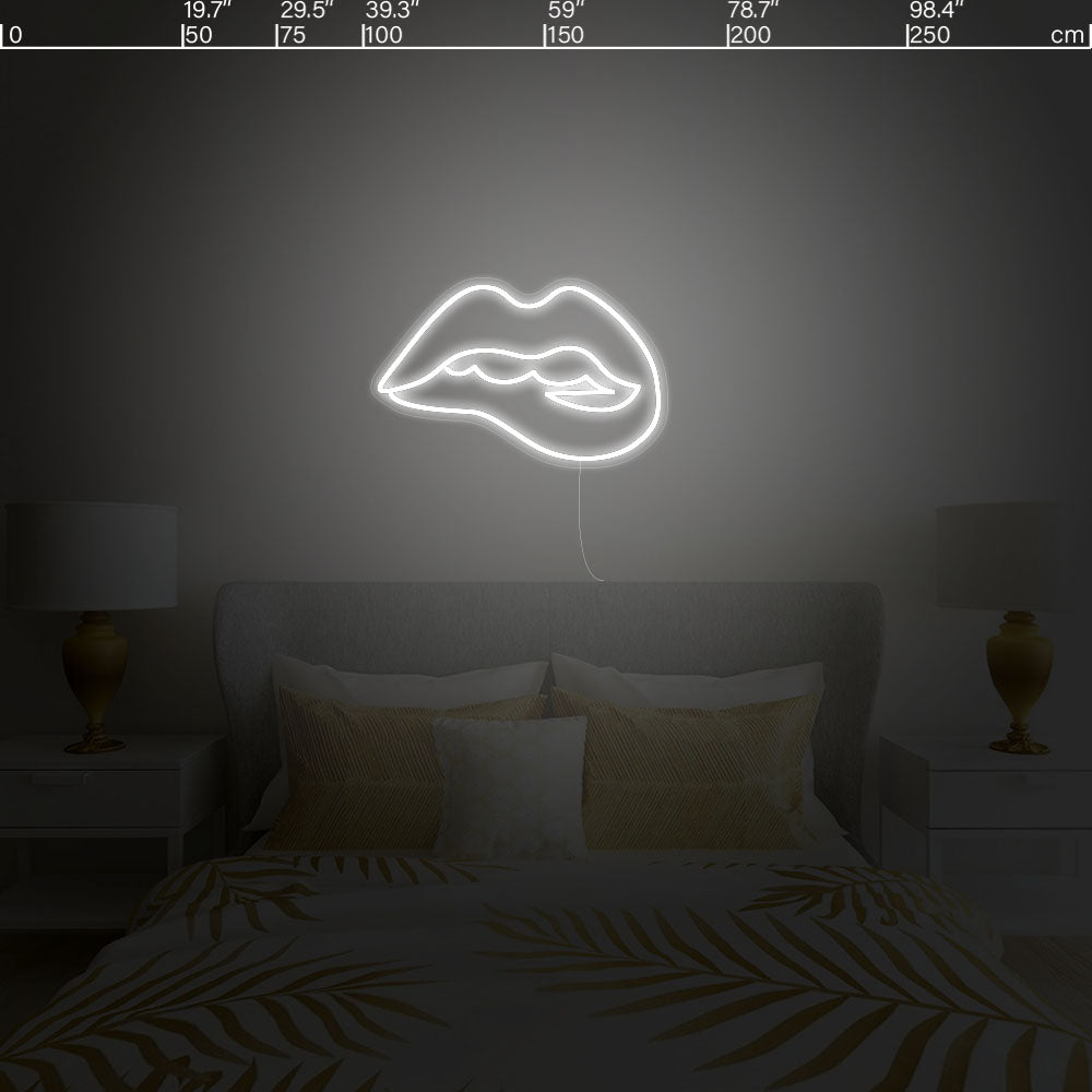 Led neon sign - Led neon bord - op maat gemaakt - custom - meerdere kleuren - figure(s) - Lip(s) led neon sign 