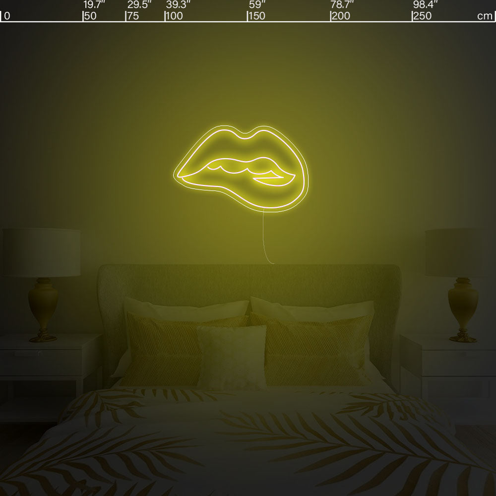 Led neon sign - Led neon bord - op maat gemaakt - custom - meerdere kleuren - figure(s) - Lip(s) led neon sign 