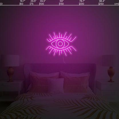 Led neon sign - Led neon bord - op maat gemaakt - custom - meerdere kleuren - figuur - Oog + Eye led neon sign 