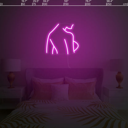 Led neon sign - Led neon bord - op maat gemaakt - custom - meerdere kleuren - figure(s) - Silhouette led neon sign 